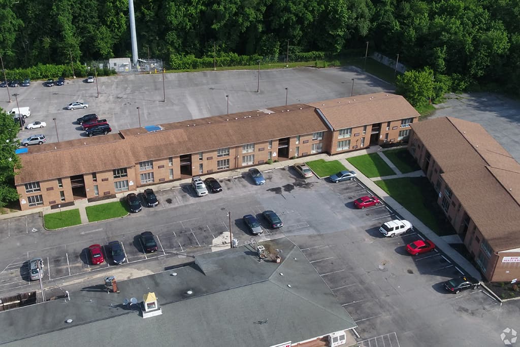 JSB Apartments Aerial view